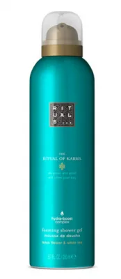 Rituals The Ritual Of Karma sprchová pěna s vůní lotosu a bílého čaje 200 ml