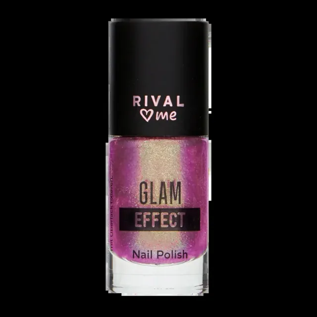 RIVAL Loves Me Lak na nehty Glam Effect 01 Rainbow Crystals 9 ml