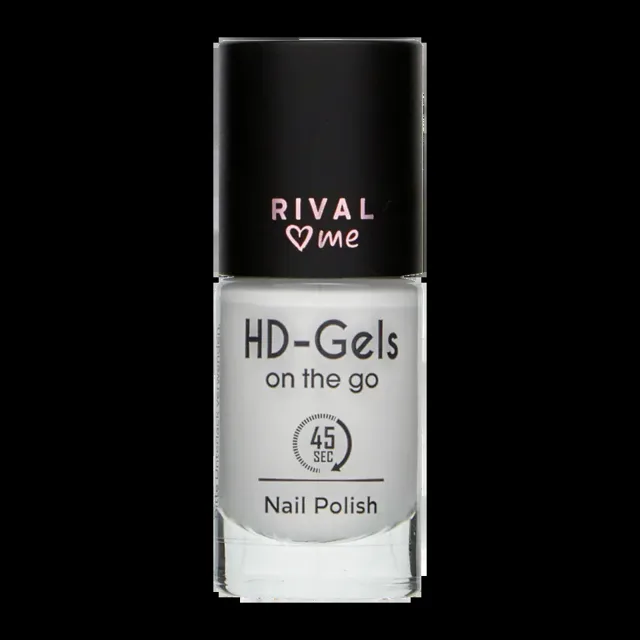 RIVAL Loves Me Lak na nehty HD-Gels on the go 02 Coconut Milk 9 ml