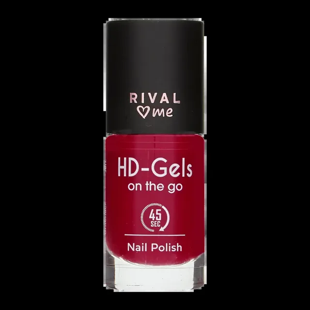 RIVAL Loves Me Lak na nehty HD-Gels on the go 19 Ruby Red 9 ml