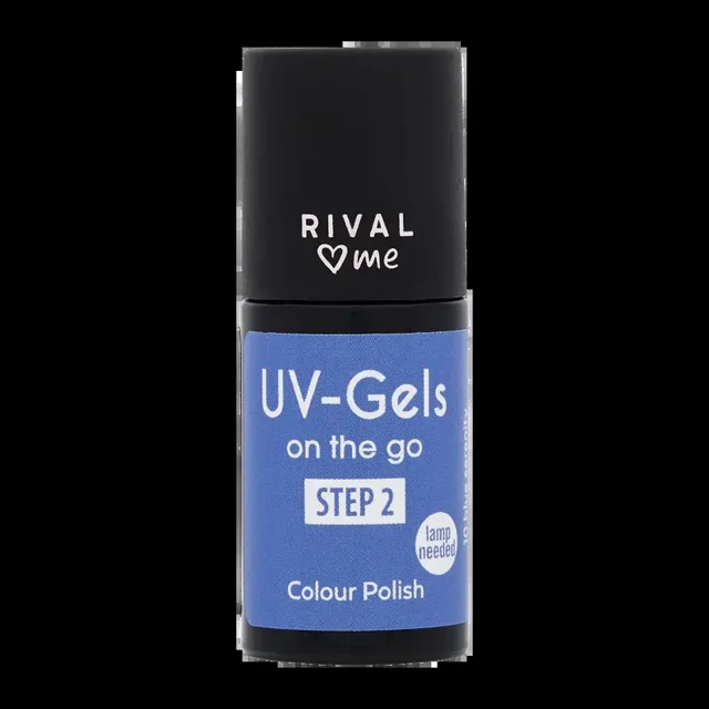 RIVAL Loves Me Lak na nehty UV gel 10 blue serenity