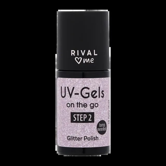 RIVAL Loves Me Lak na nehty UV gel 13 Fairy Dust