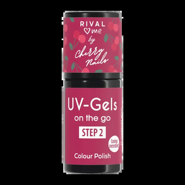RIVAL Loves Me Lak na nehty UV gel 15 magenta glow