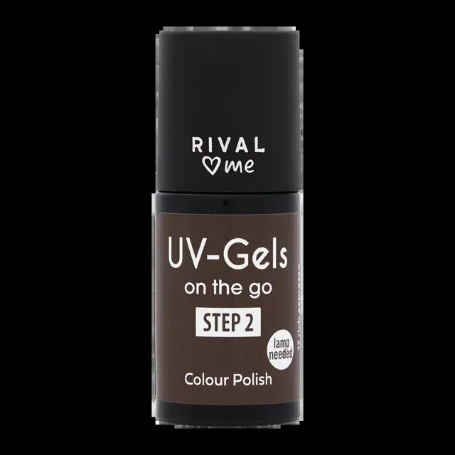 RIVAL Loves Me Lak na nehty UV gel 17 rich espresso
