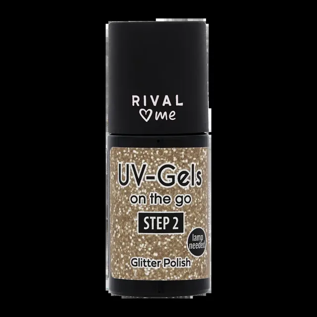 RIVAL Loves Me Lak na nehty UV gel 18 golden crown