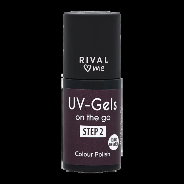 RIVAL Loves Me Lak na nehty UV gel 21 Aubergine affair