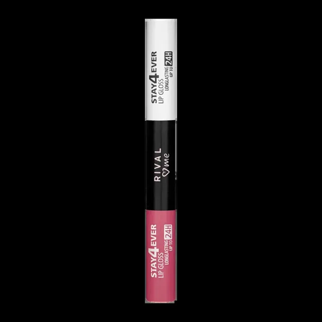 RIVAL Loves Me Lesk na rty Stay4ever  07 Hibiscus Pink 7 ml