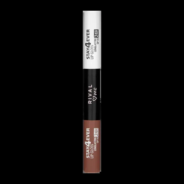 RIVAL Loves Me Lesk na rty Stay4ever  10 Cinnamon Brown 7 ml
