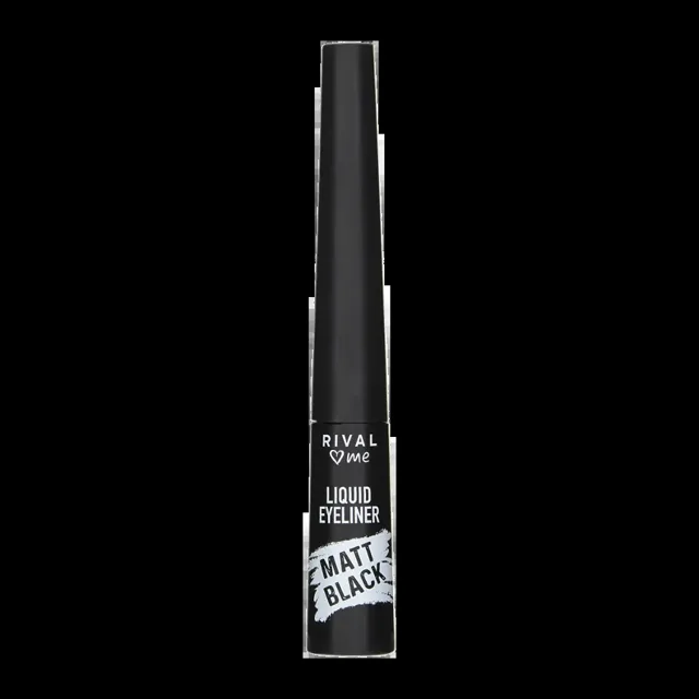 RIVAL Loves Me Oční linky tekuté 01 black matt 4 ml