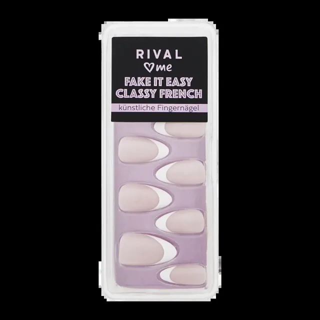 RIVAL Loves Me Umělé nehty Fake it easy Classy French