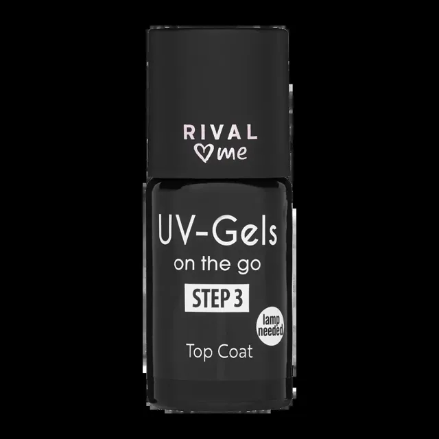 RIVAL Loves Me UV Gel lak na nehty Top Coat 8 ml