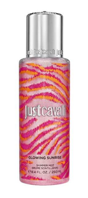 Roberto Cavalli Glowing Sunrise - třpytivý tělový sprej 250 ml