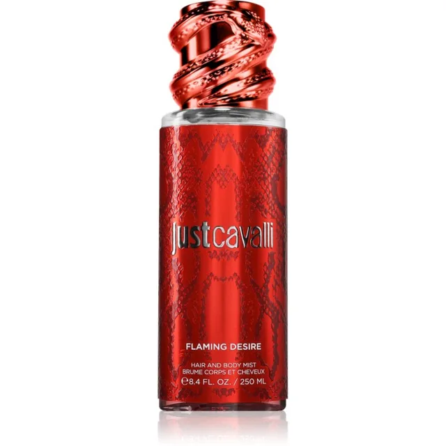 Roberto Cavalli Just Cavalli Mistflaming Desire parfémovaný sprej na tělo a vlasy pro ženy 250 ml