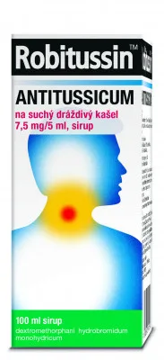 Robitussin Antitussi.suchý kaš.7.5mg/5ml sir.100ml