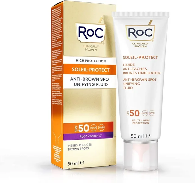 ROC High Protection Anti-Brown Spot Unifying Fluid SPF50 50ml