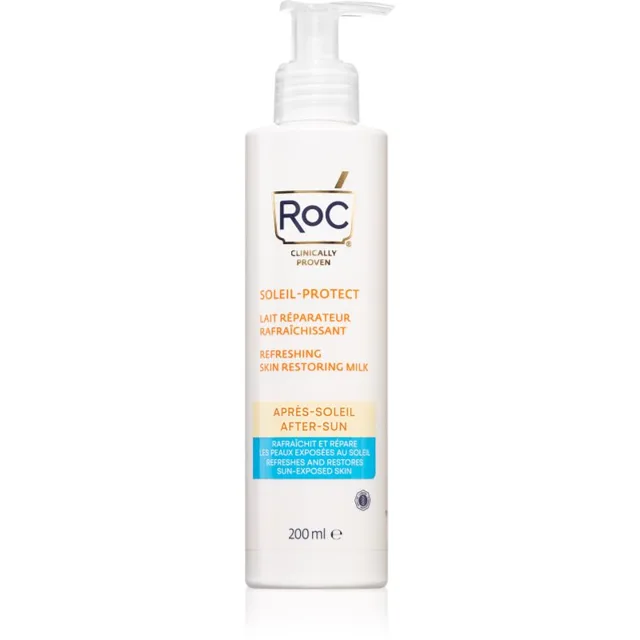 RoC Soleil Protect Refreshing Skin Restoring Milk zklidňující krém po opalování 200 ml