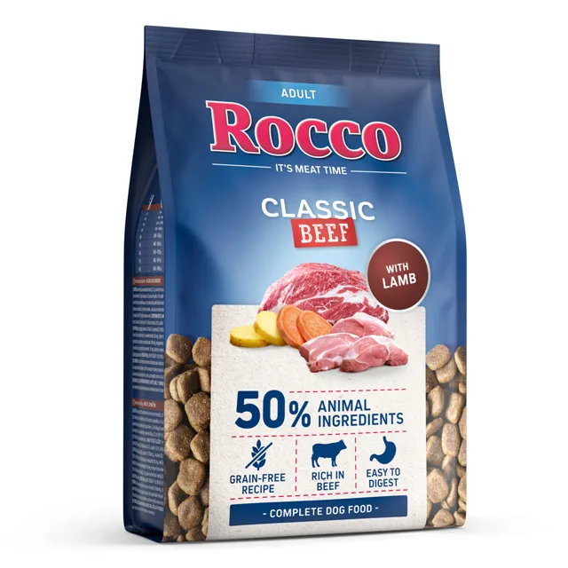 Rocco Adult Classic hovězí s jehněčím - 1 kg
