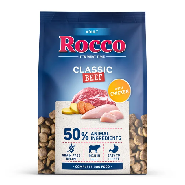 Rocco Adult Classic hovězí s kuřecím - 1 kg