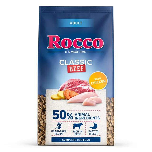 Rocco Adult Classic hovězí s kuřecím - 2 x 10 Kg