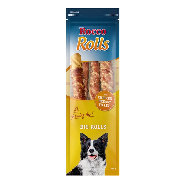 Rocco Big Rolls - s kuřecím prsním filetem 315 g