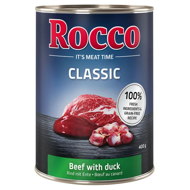 Rocco Classic 6 x 400 g - Hovězí s kachnou