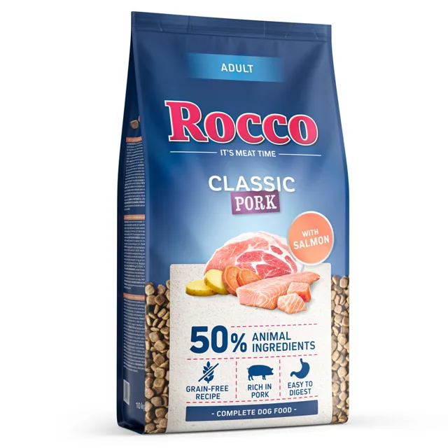 Rocco Classic Adult vepřové s lososem - 5 x 1 kg