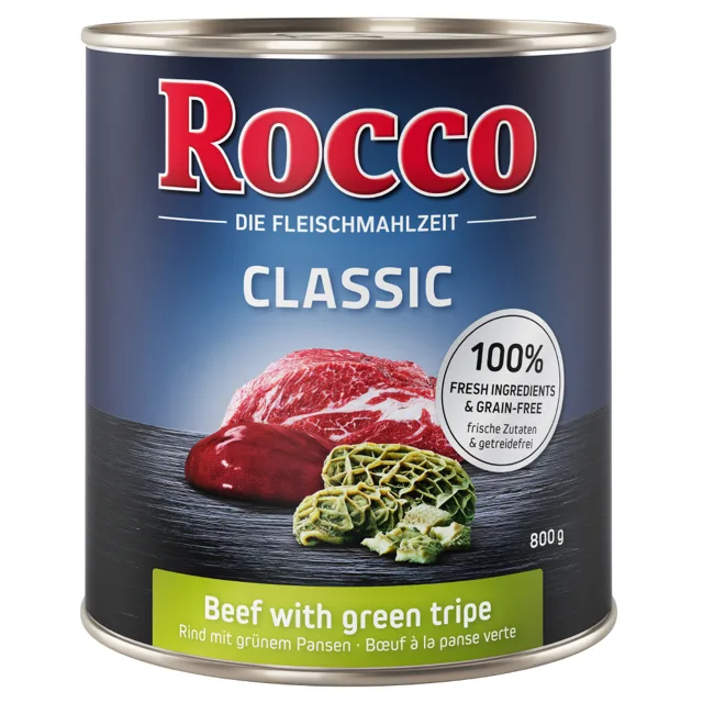 Rocco Classic Mix 24 x 800 g - hovězí s kachnou