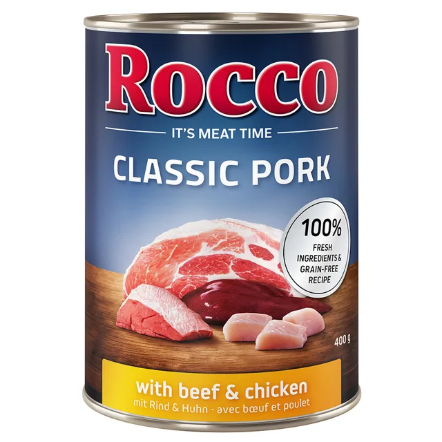 Rocco Classic Pork 12 x 400g - výhodné balení - míchané balení (6 druhů)