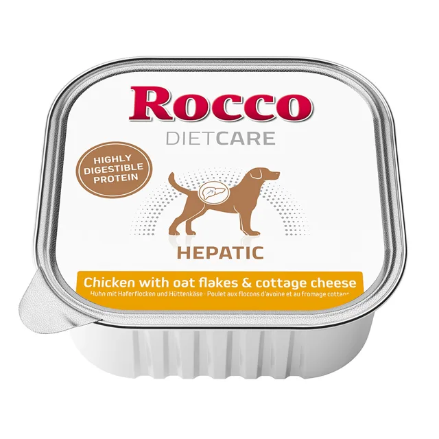 Rocco Diet Care Hepatic kuře s ovesnými vločkami a tvarohem 150g 10 x 150 g