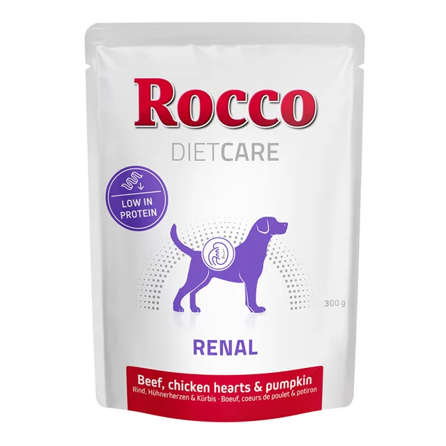 Rocco Diet Care Renal hovězí a kuřecí s dýní 300g  - kapsička 12 x 300 g
