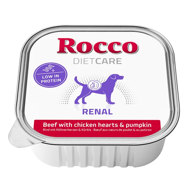 Rocco Diet Care Renal hovězí s kuřecími srdíčky a dýní 150 g 20 x 150 g