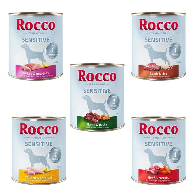 Rocco míchané balení na vyzkoušení  6 x 800 g - Trio di Carne Mix
