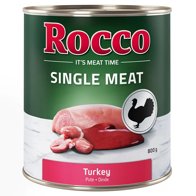Rocco Single Meat 6 x 800 g krůtí