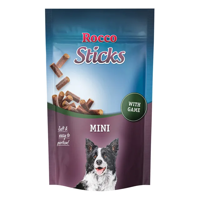 Rocco Sticks Mini 100g / 70g - zvěřina (100g)