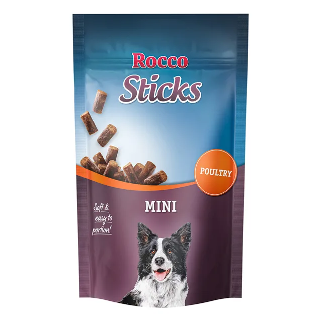 Rocco Sticks Mini - výhodné balení - drůbeží