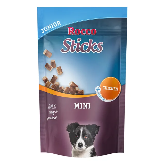 Rocco Sticks Mini - výhodné balení - Junior: kuřecí
