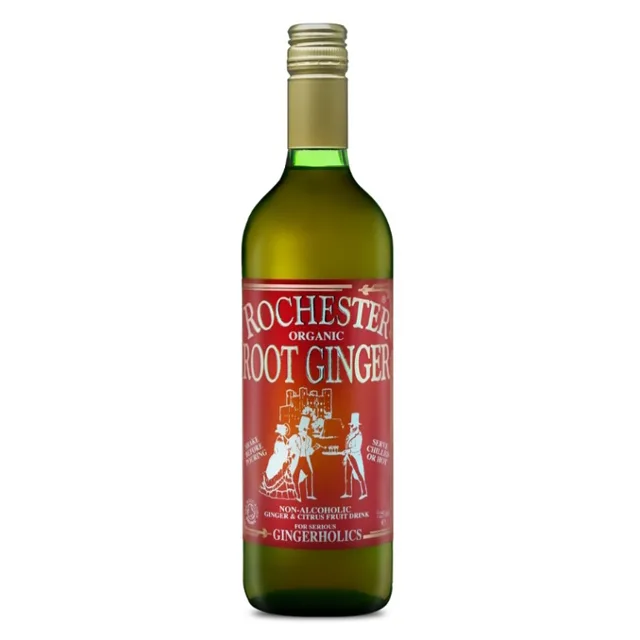 ROCHESTER Organic root ginger zázvorový nápoj 725 ml