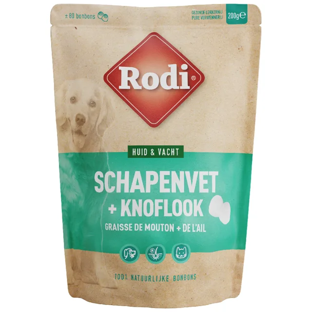 Rodi Exclusive Ovčí tuk s česnekem pro psy - 200 g