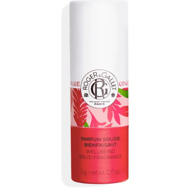 Roger & Gallet Gingembre Rouge Wellbeing Solid Fragrance tuhý parfém pro ženy 5 g