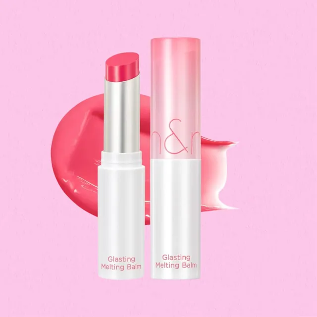 Rom&nd - Glasting Melting Balm - Lesklý balzám na rty - odstín 02 Lovely Pink - 3,5 g