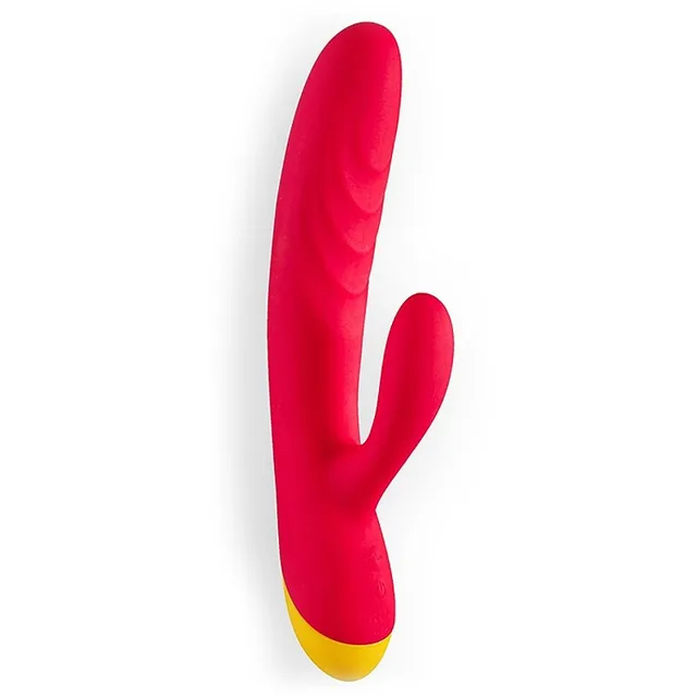 ROMP Jazz Rabbit vibrátor se stimulátorem klitorisu Red 21 cm