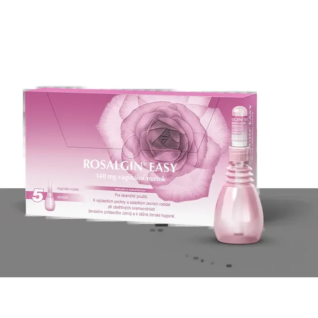 Rosalgin Easy 140 mg vaginální roztok vag.sol. 5 x 140 ml