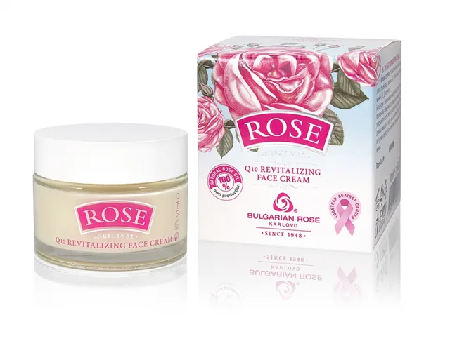 ROSE ORIGINAL Q10 revitalizační pleťový krém 50 ml - Bulgarian Rose Karlovo