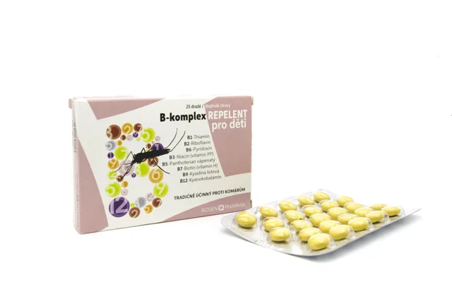 Rosen B-Komplex Repelent pro děti 25 dražé