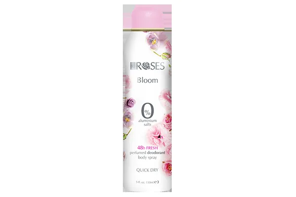 ROSES BLOOM Parfémovaný deodorant s jemnou a okouzlující vůní 150 ml - NATURE OF AGIVA
