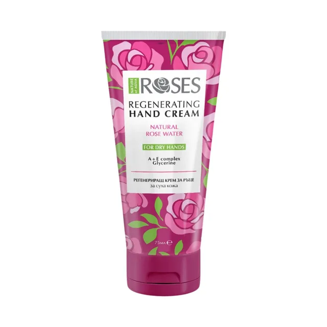 ROSES REGENERAČNÍ KRÉM NA RUCE pro suchou pokožku 75 ml - NATURE OF AGIVA