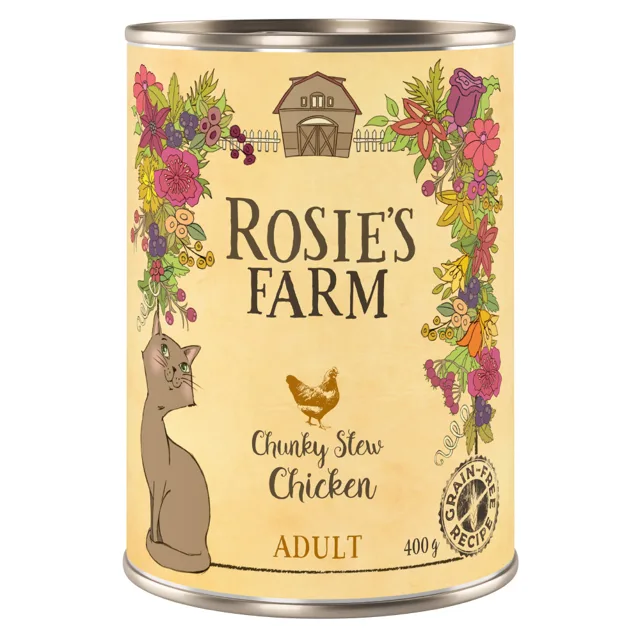 Rosie's Farm Adult 6 x 400 g - kuřecí