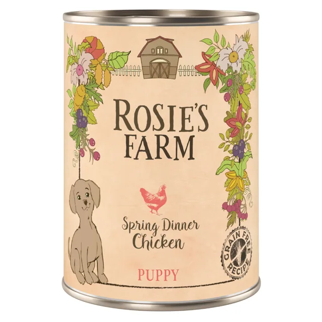 Rosie's Farm Puppy 6 x 400 g  - Puppy: Kuře