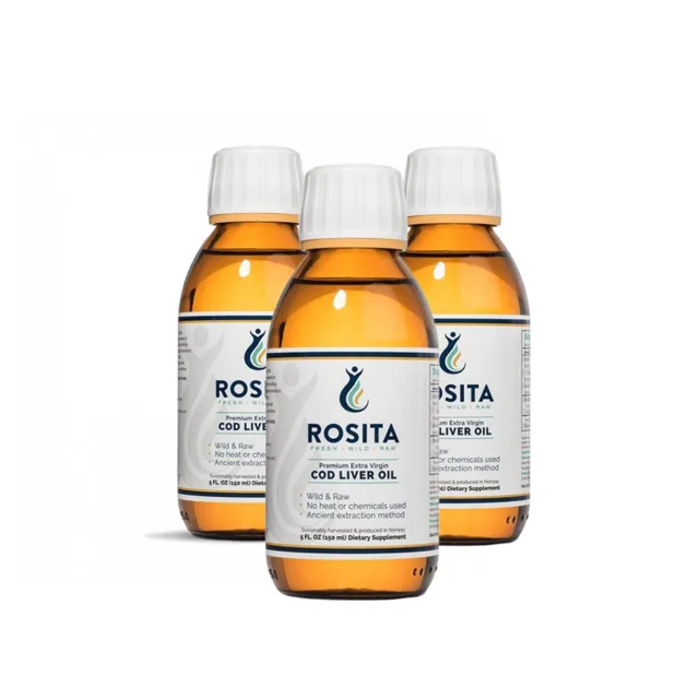 ROSITA EXTRA PANENSKÝ OLEJ Z TRESČÍCH JATER - 150 ML - 3 balení