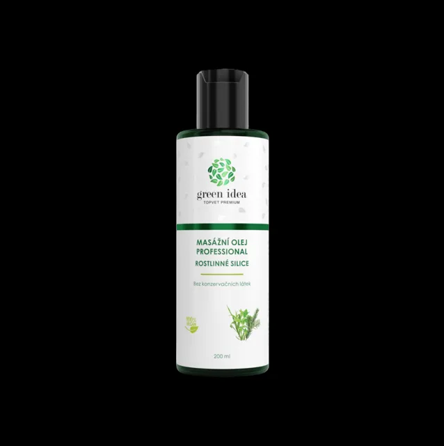 Rostlinné silice masážní olej – 200 ml – Green idea